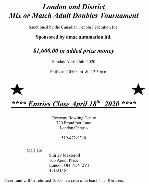 Mix or Match Doubles 19-20-1